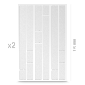 Reflective spoke stickers