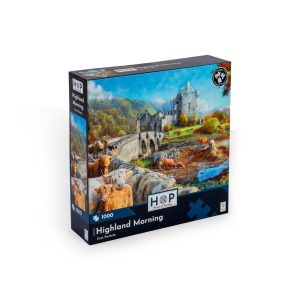 Alternative view of Highland Morning 1000 Piece Puzzle