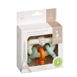 Alternative view of Sophie la girafe textured teething keys