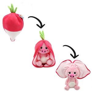 Flipetz reversible plush toy - Radish