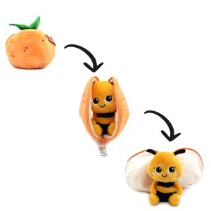 Flipetz reversible plush toy - Tangerine