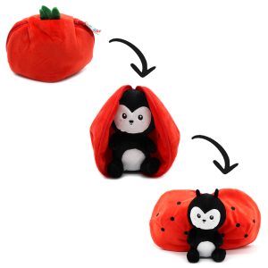Flipetz reversible plush toy - Tomato