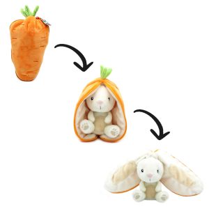 Flipetz reversible plush toy - Carrot