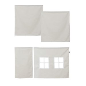 Unicolor curtains for halfhigh/bunkbed 70 x 160