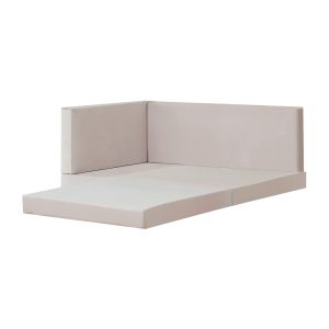 Alternative view of Mattress for the Hoppekids Study and Chill Module, Silver cloud, 5-split.