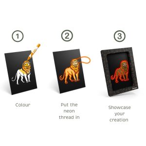 Alternative view of Kidyneon illuminated wall decoration kit