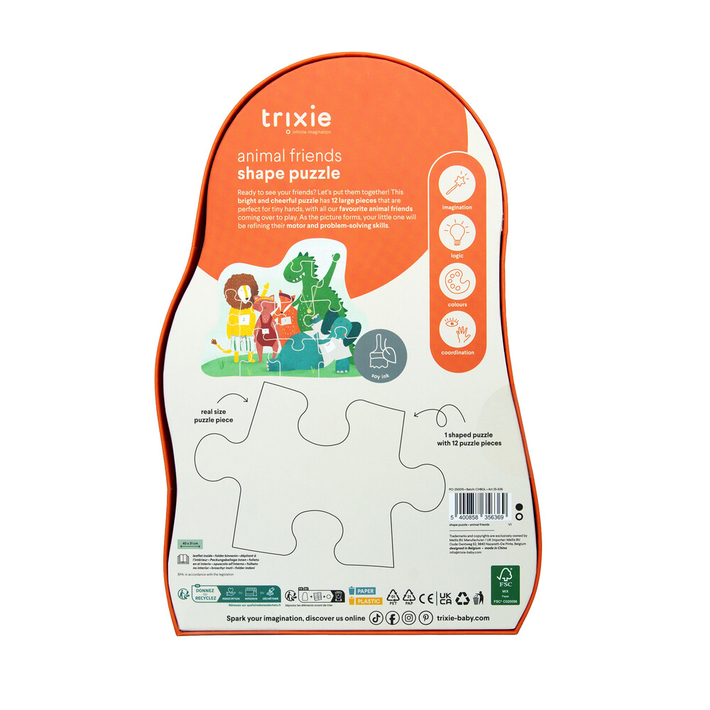 Trixie Shape puzzle 12 pcs - Pilt 3