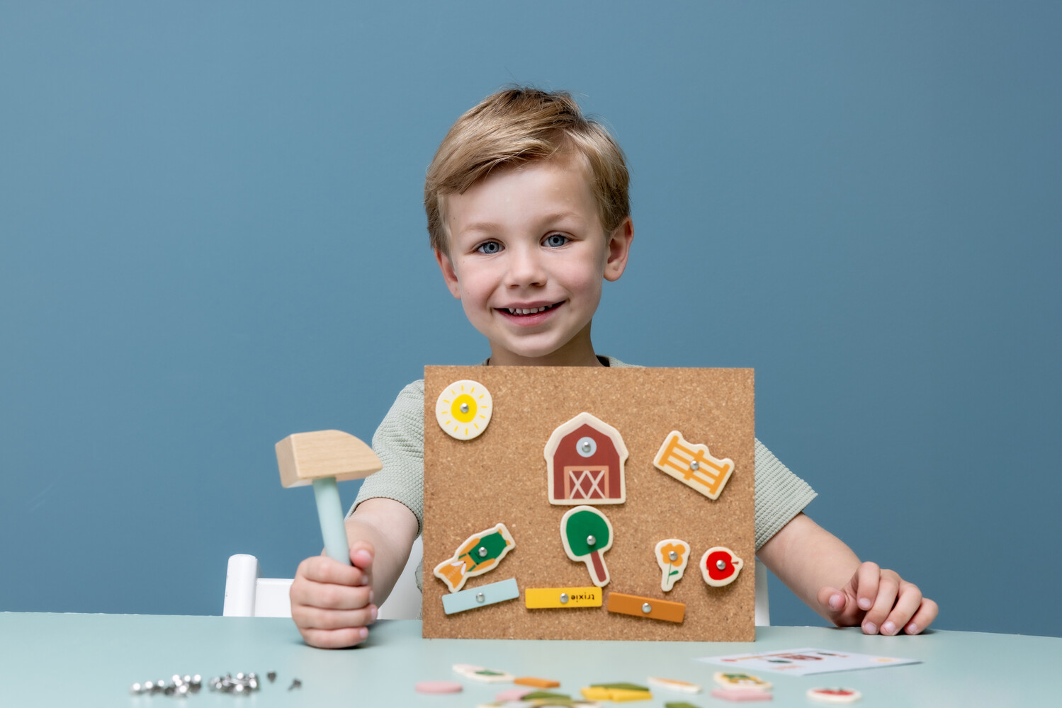Wooden tap tap game - farm - Image 3